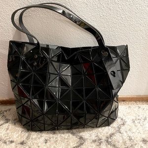 Issey Miyake Bao Bao made in Japan black tote bag